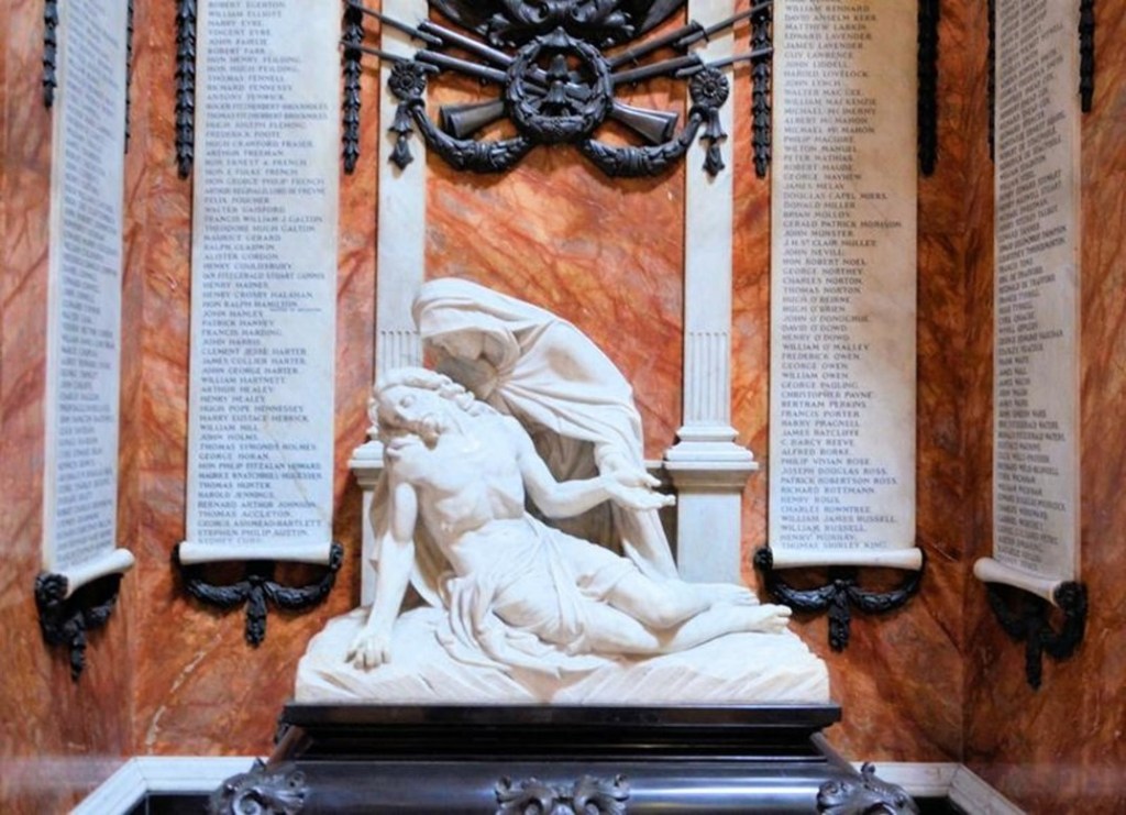 The First World War memorial at Brompton Oratory